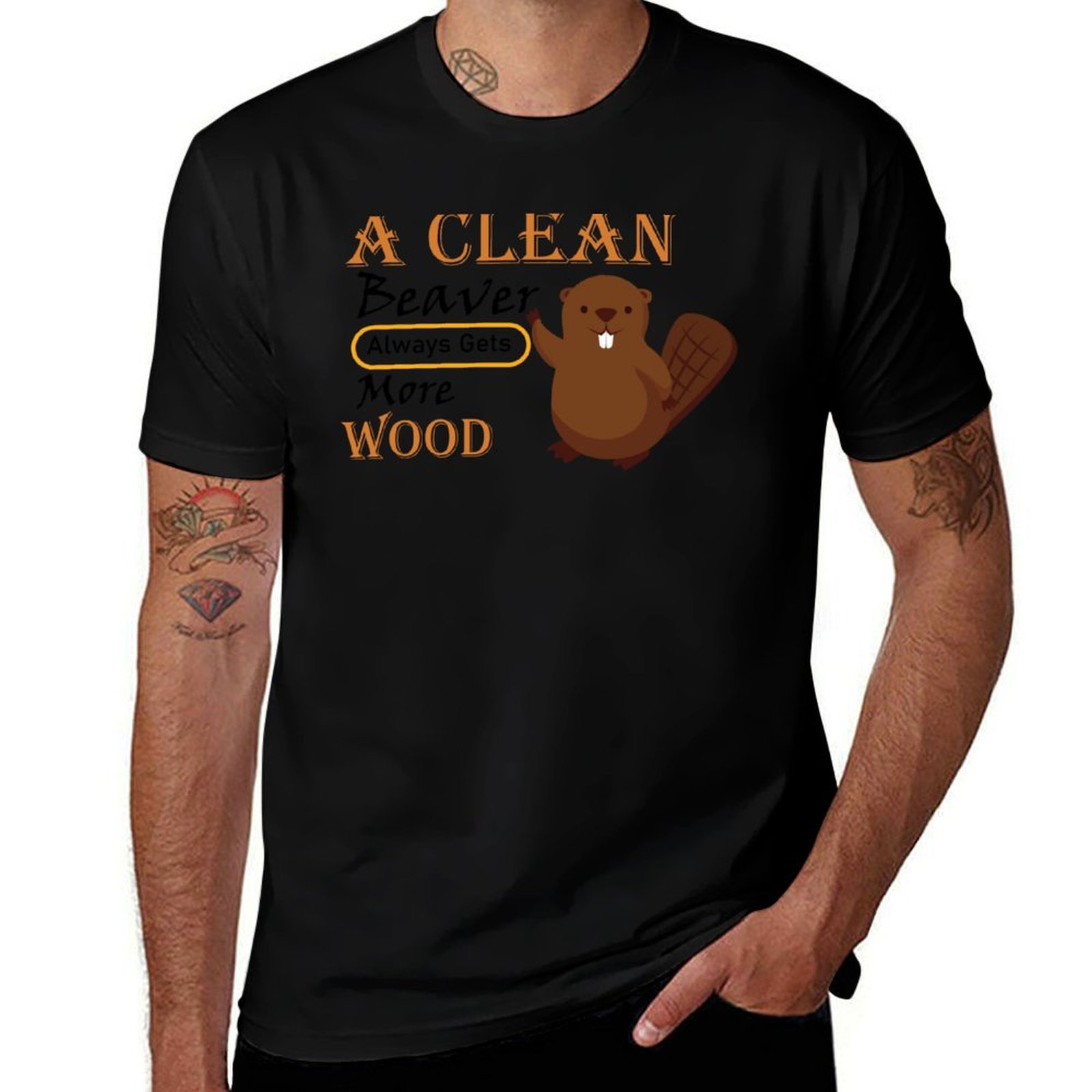 Woodworking Jokes - Drôle, un castor propre a toujours