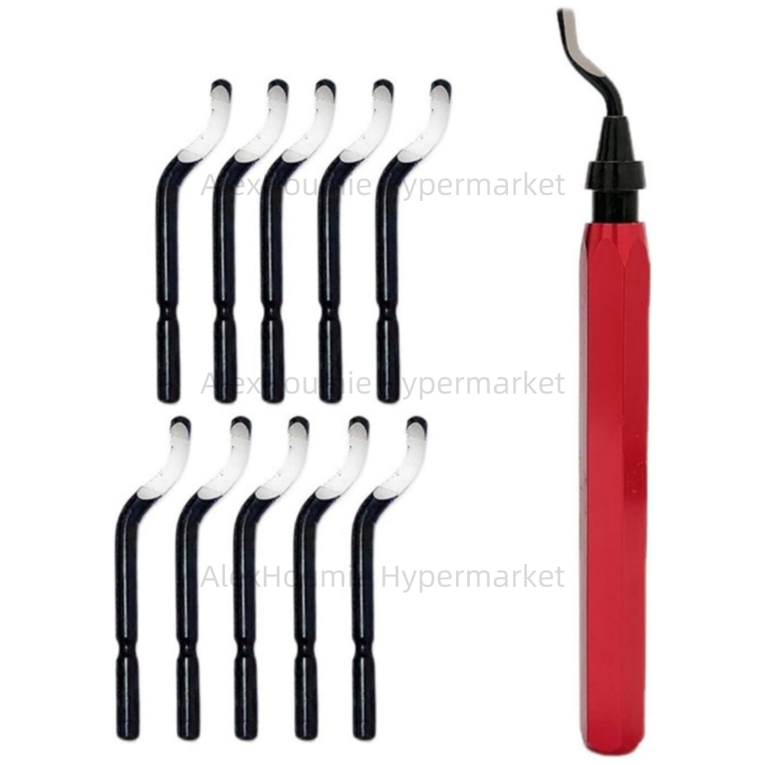 Woodworking Resin - Ensemble d'outils d'ébavurage de bavures à