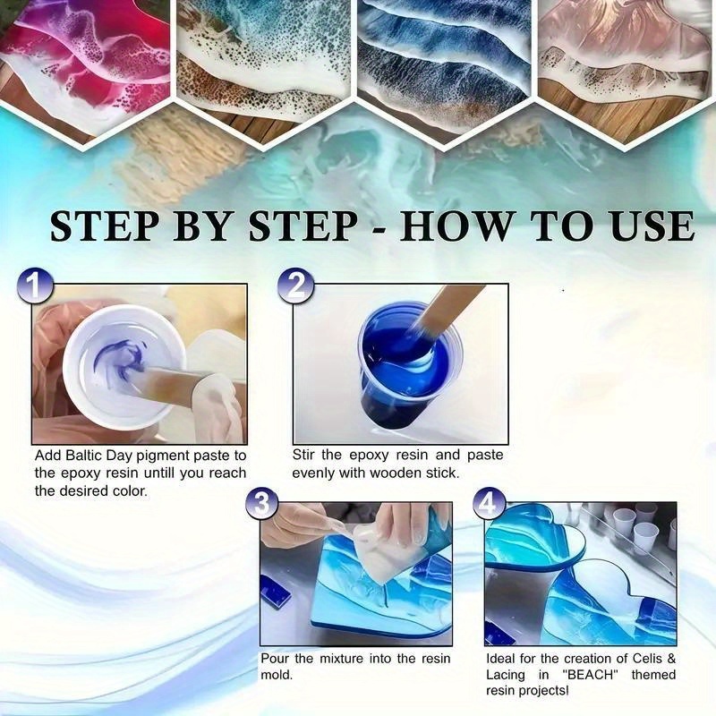 24 couleurs/8 couleurs 5g 0. P - Woodworking Resin avis et prix