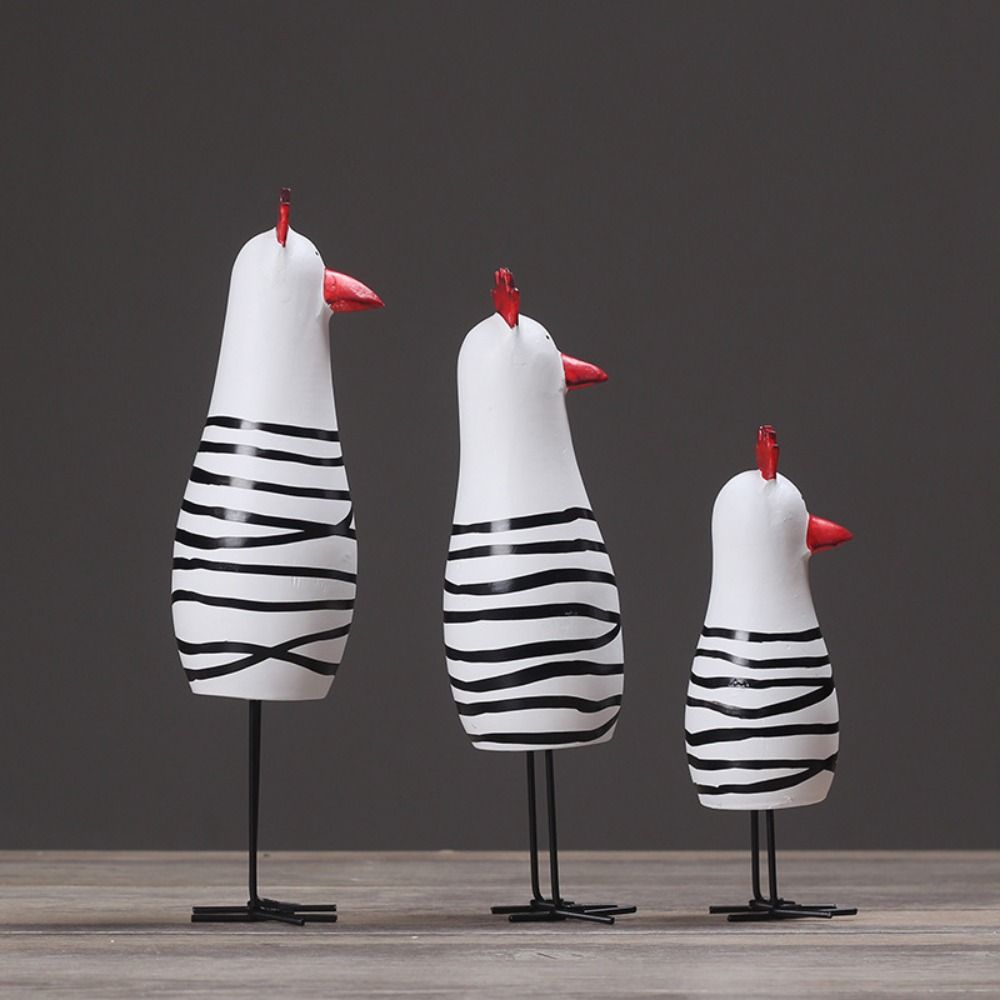 Lot de 3 figurines de poulets  - Wood Chisel Set avis et prix
